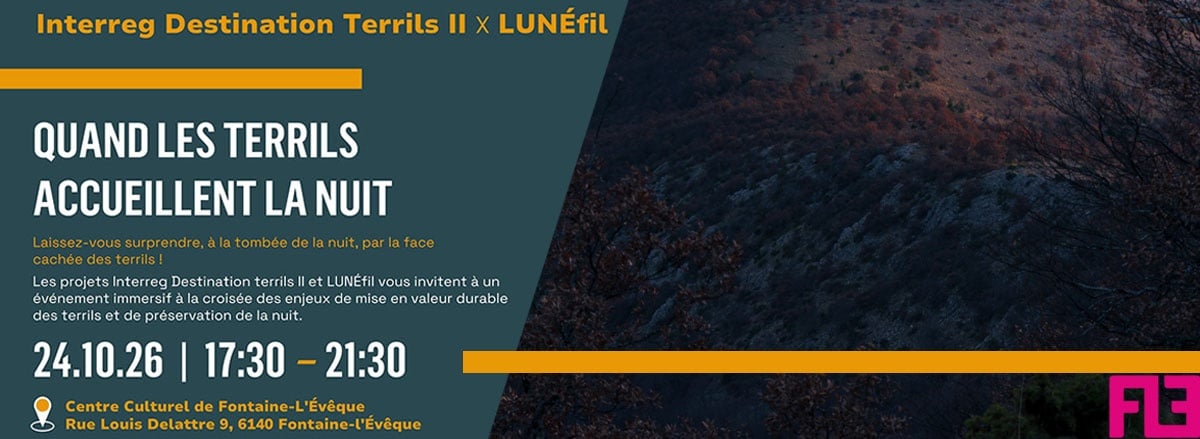 Quand les terrils accueillent la nuit